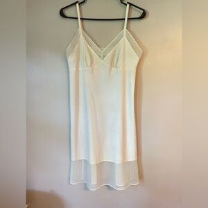 Vanity Fair Cream Sheer Slip